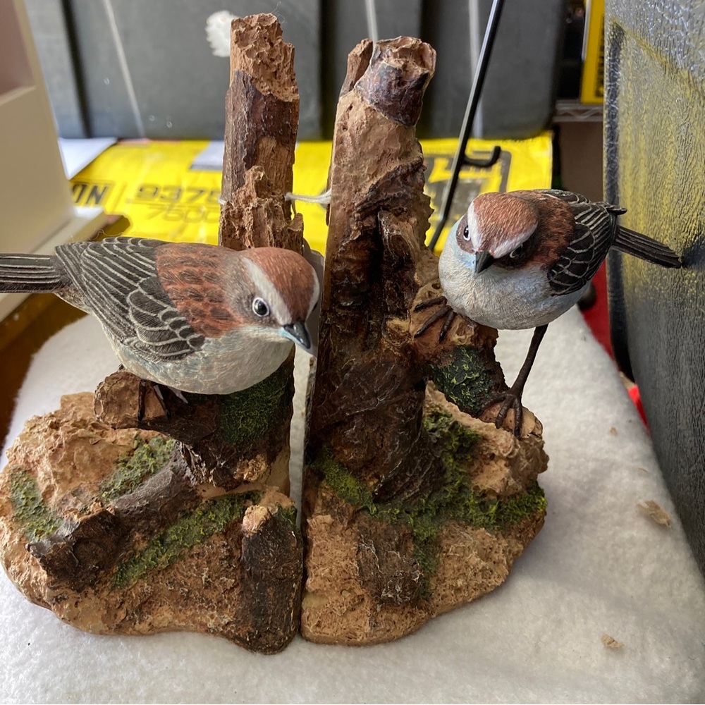 Hour Of Power Sparrows Club 2002 Heavy Resin Sparrow Bookends